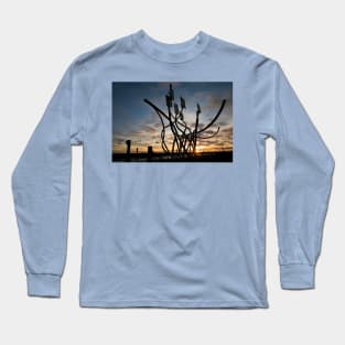 The Spirit of the Staithes just after sunrise (3) Long Sleeve T-Shirt